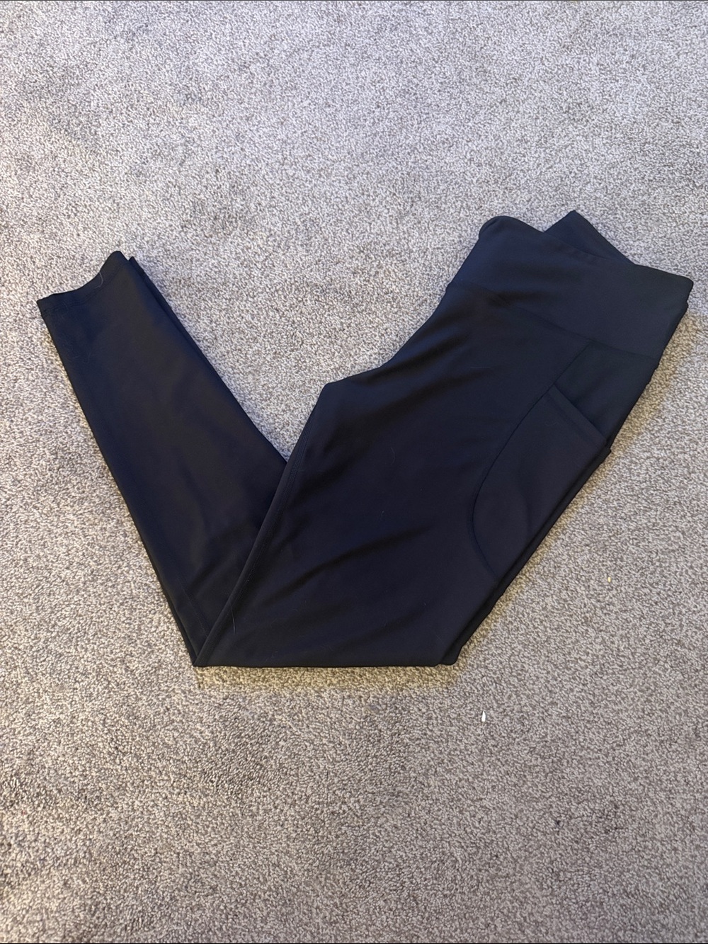 Old Navy Black High-Rise Leggings with Side Pocket